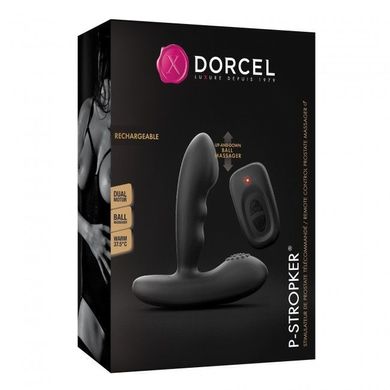 Масажери простати Dorcel P-Stroker з пультом ДУ, підігрівом і точковим масажем, два мотора